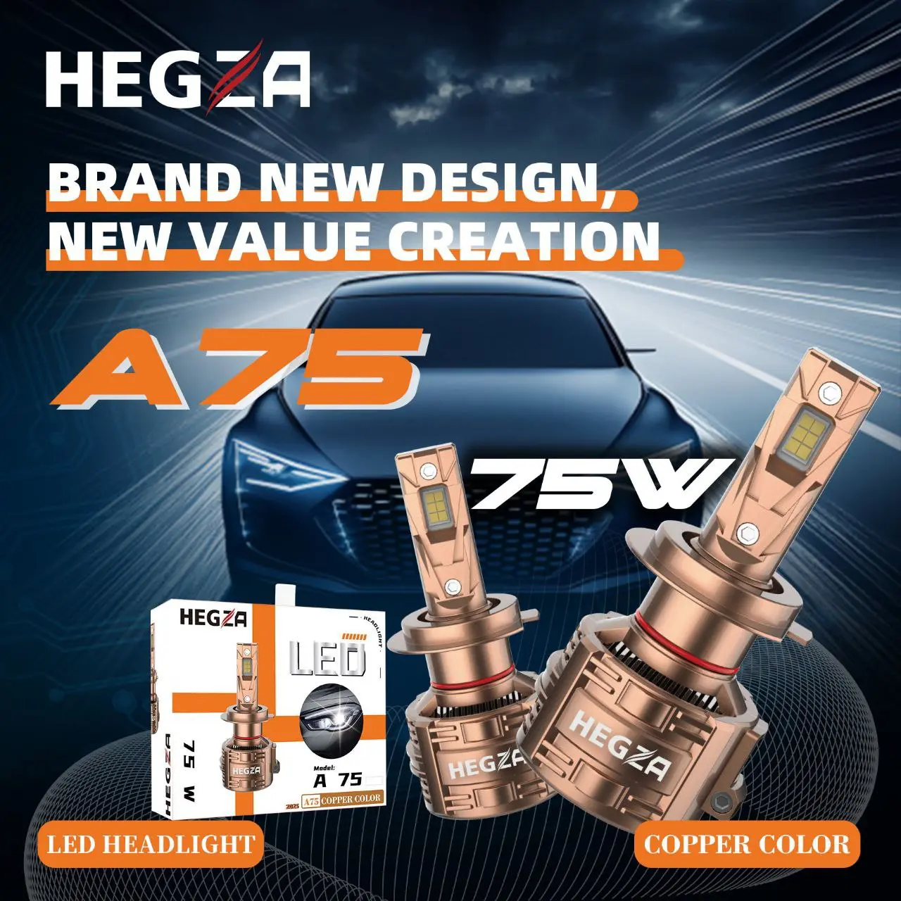 هدلایت A75 هگزا